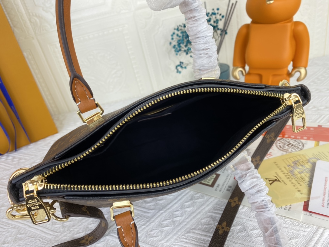 Replica Louis Vuitton Pallas Bb Black/Red/Pink