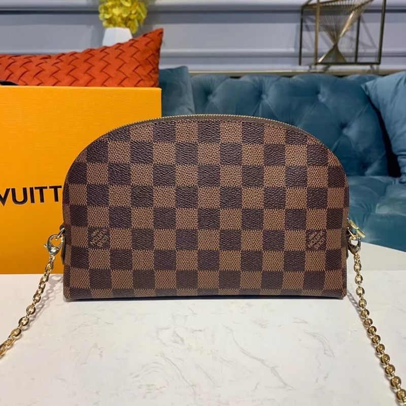 Replica Louis Vuitton Damier Ebene Cosmetic Pouch Gm M47353
