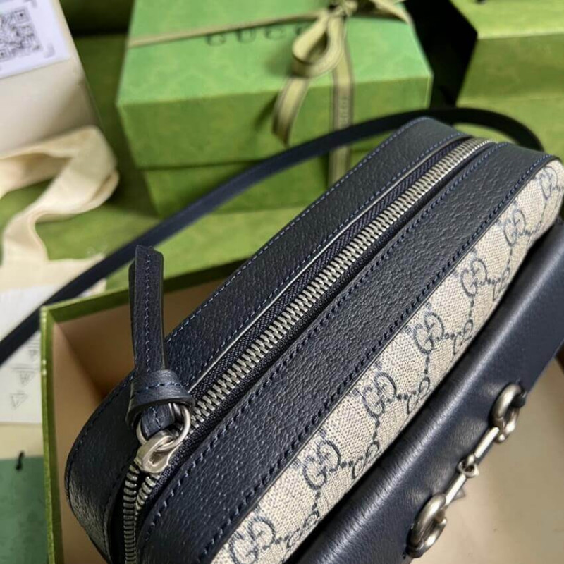 Replica Gucci Horsebit 1955 Small Bag In Blue 645454