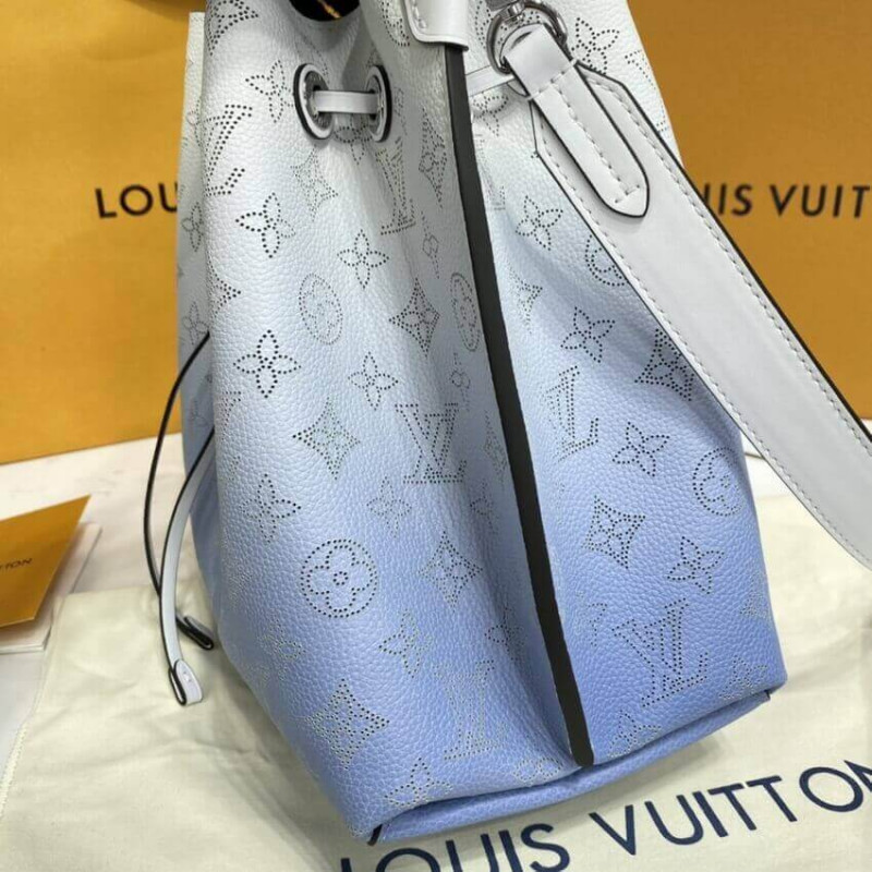 Replica Louis Vuitton Muria Bag Gradient Blue Mahina Leather M57853