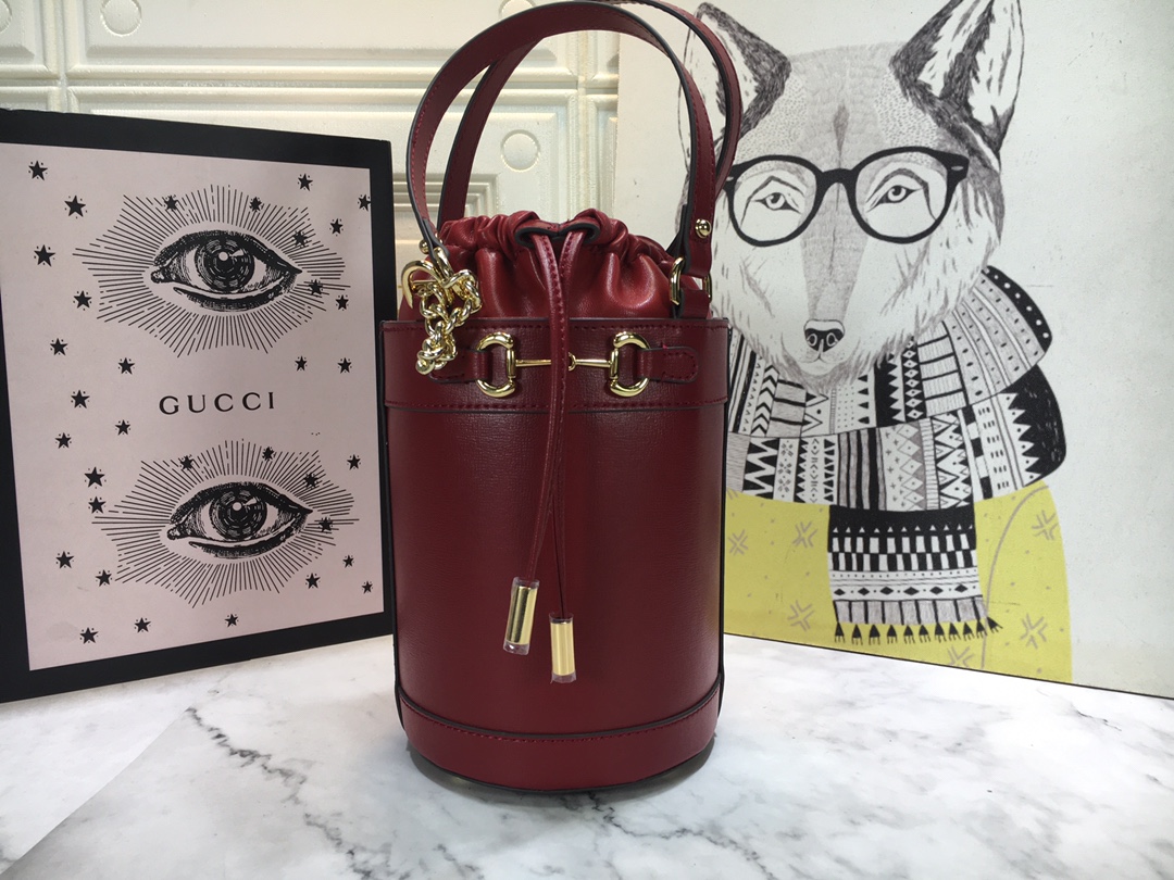 Replica Gucci Horsebit 1955 Small Bucket Bag 637115