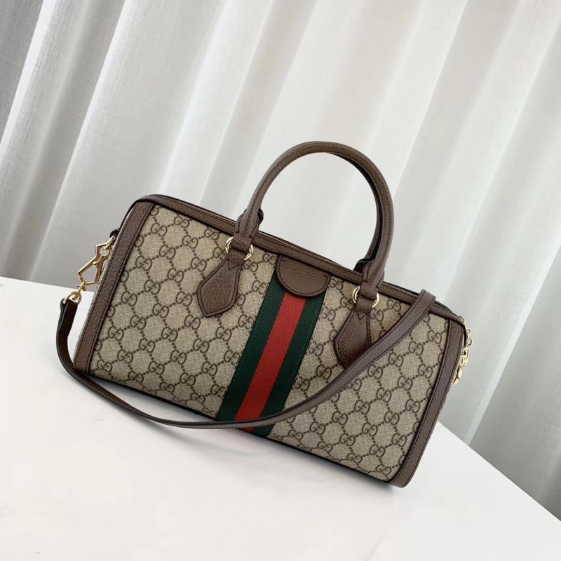 Replica Gucci Ophidia Gg Medium Top Handle Bag 524532 Coffee