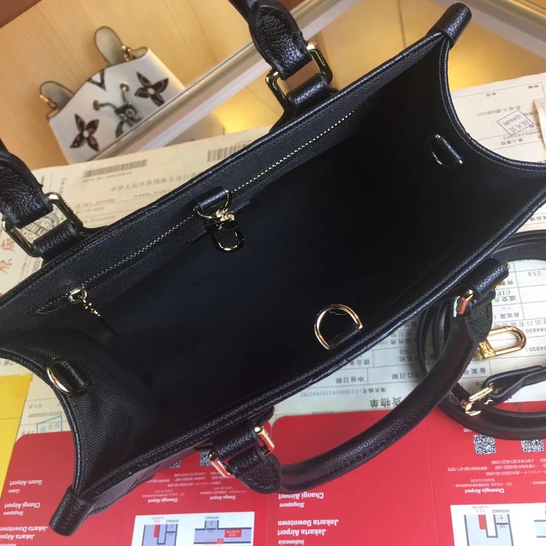 Replica Louis Vuitton Onthego Pm M45653 Black/Beige/Pink