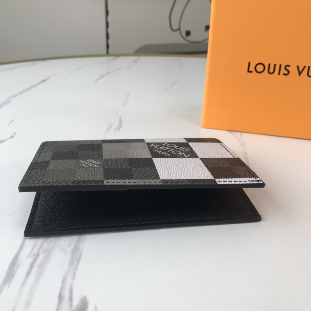 Replica Louis Vuitton Passport Cover N60410 White/Blue/Orange