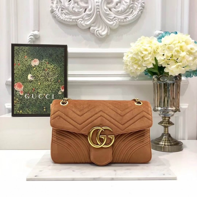 Replica Gucci Gg Marmont Medium Velvet Shoulder Bag 443496