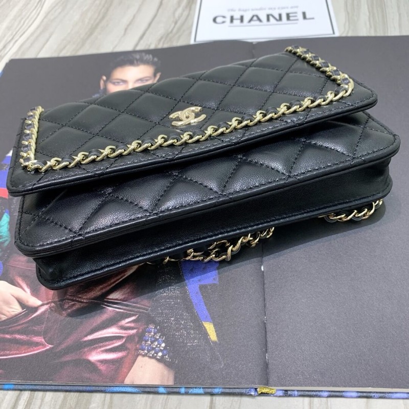 Replica Chanel Lambskin Chain Bag 86058