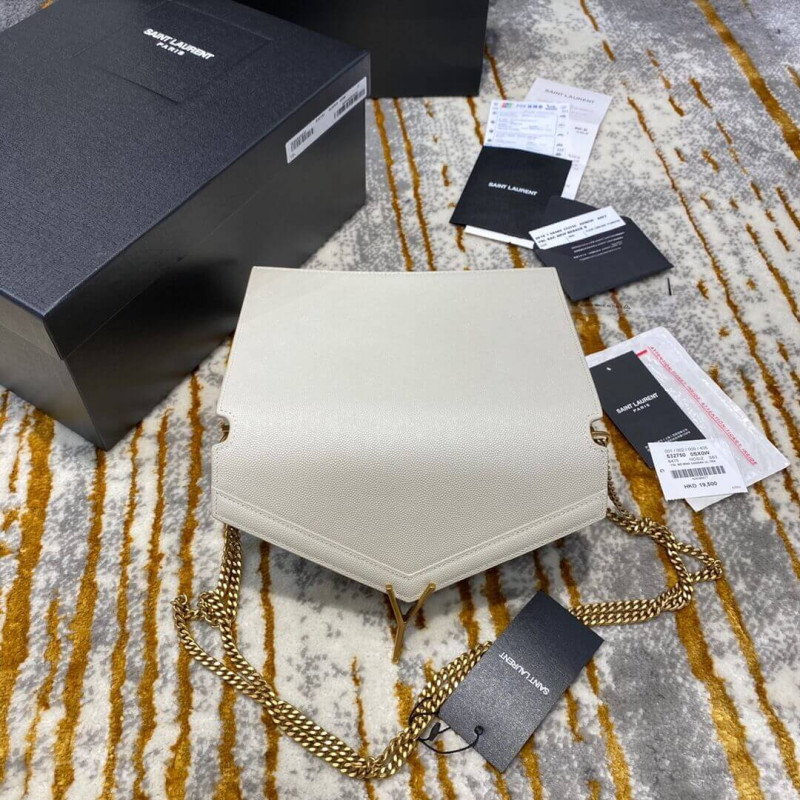 Replica Ysl Saint Laurent Cassandra Monogram Clasp Bag In Grain Leather 532750