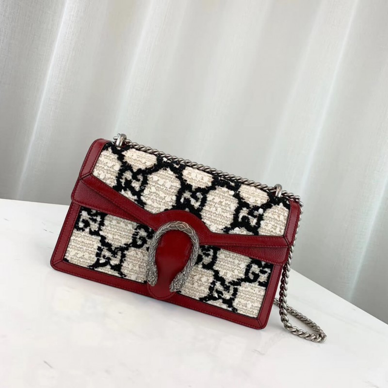 Replica Gucci Dionysus Gg Tweed Small Shoulder Bag 400249