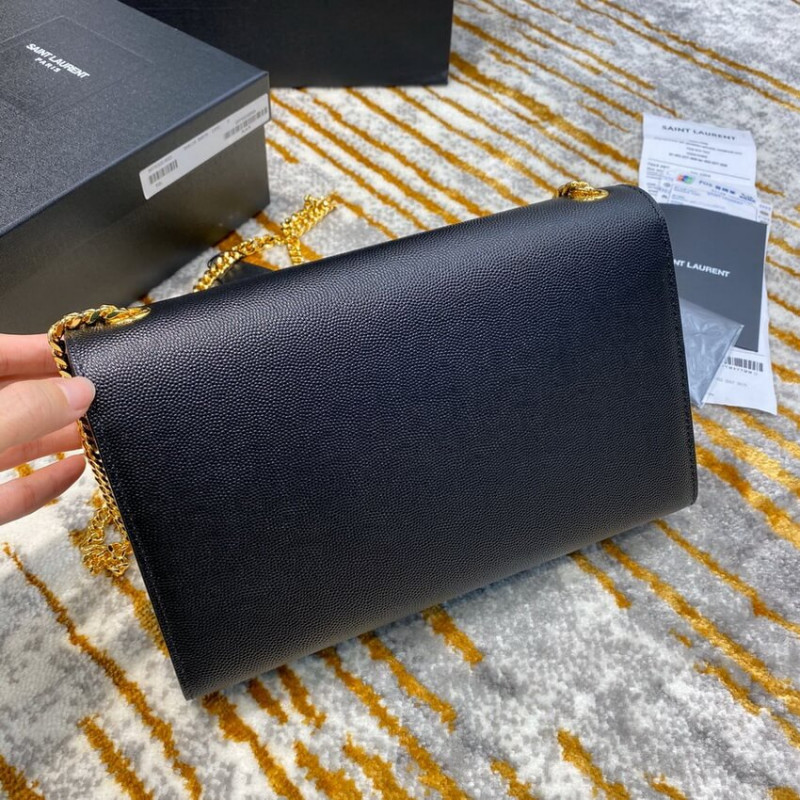 Replica Ysl Saint Laurent Kate Medium With Tassel In Grain De Poudre Leather 354119 Black