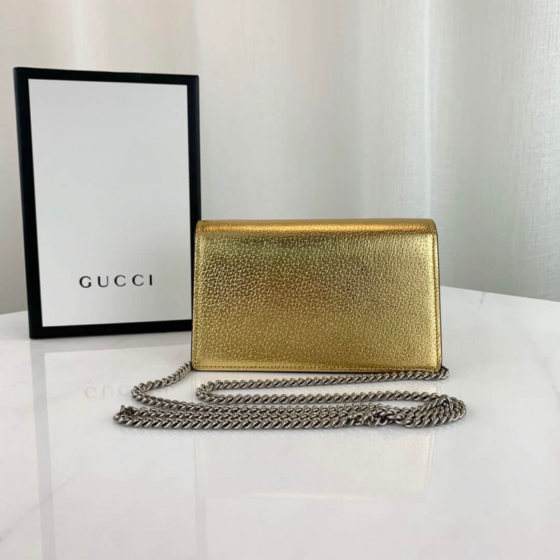 Replica Gucci Gold Dionysus Super Mini Bag 476432
