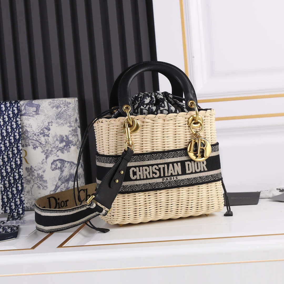 Replica Dior Lady D Bag-Black