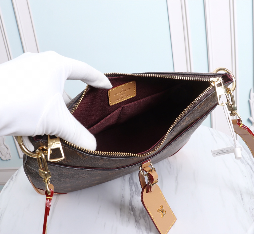 Replica Louis Vuitton Aaa-Odeon Mm M45352 Black/Natural