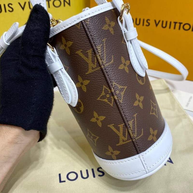 Replica Louis Vuitton Monogram Nano Bucket Bag M81489
