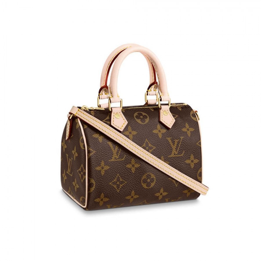 Replica Louis Vuitton Monogram Canvas Nano Speedy M61252