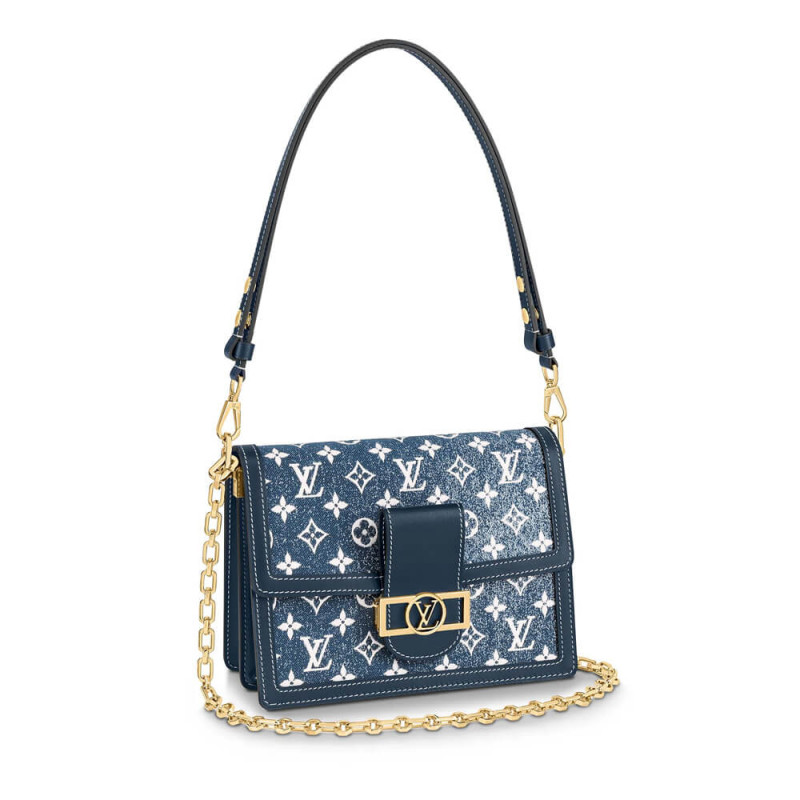 Replica Louis Vuitton Monogram Denim Dauphine Mm M59631