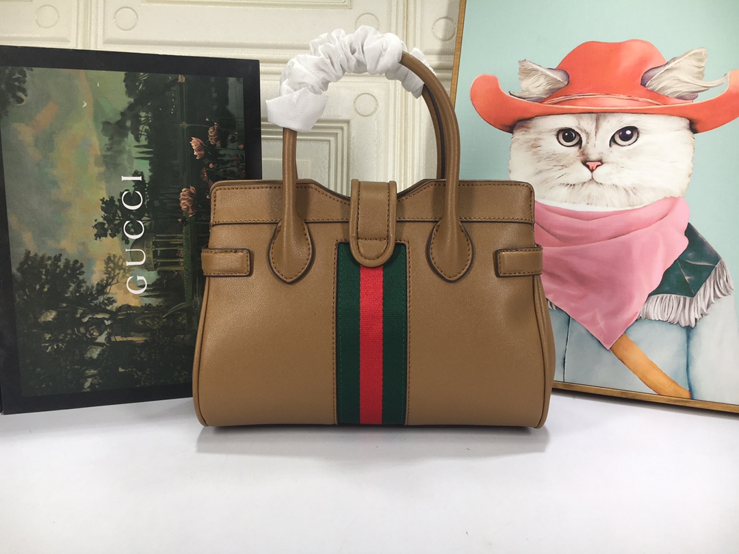 Replica Gucci Small Top Handle Bag With Double G