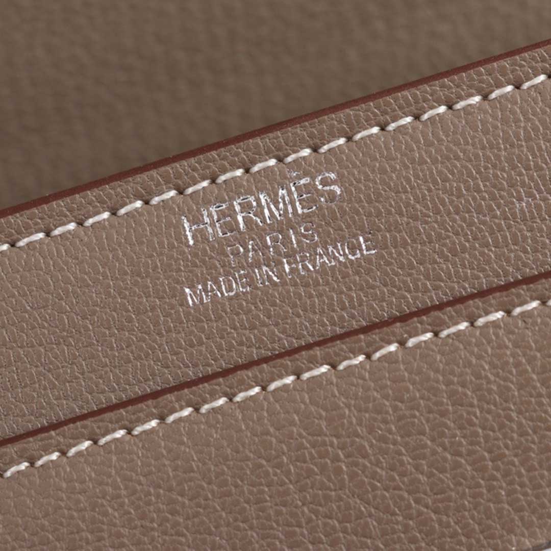 Replica Hermes Verrou Chaine Mini Bag Beige/Black/Brown