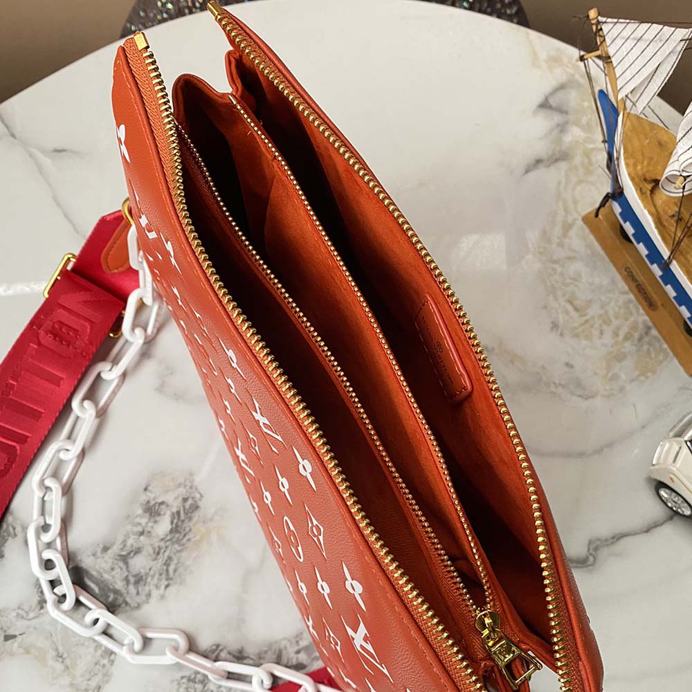 Replica Louis Vuitton Coussin Pm Handbag- Red/Yellow