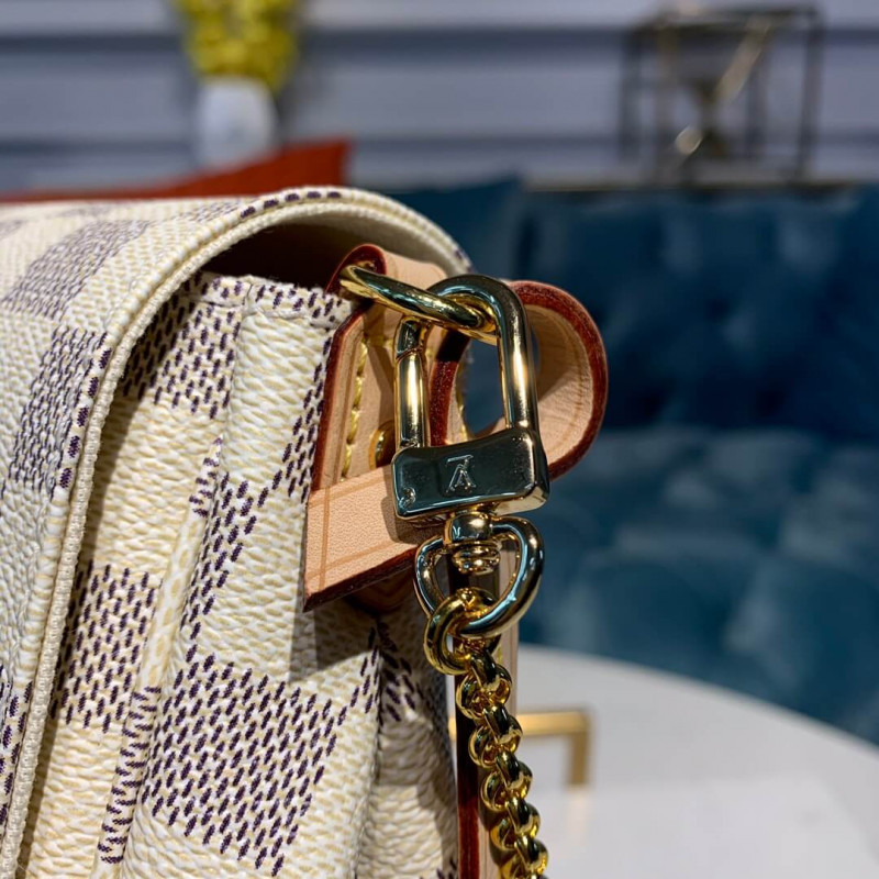 Replica Louis Vuitton Damier Azur Canvas Favorite Mm N41275