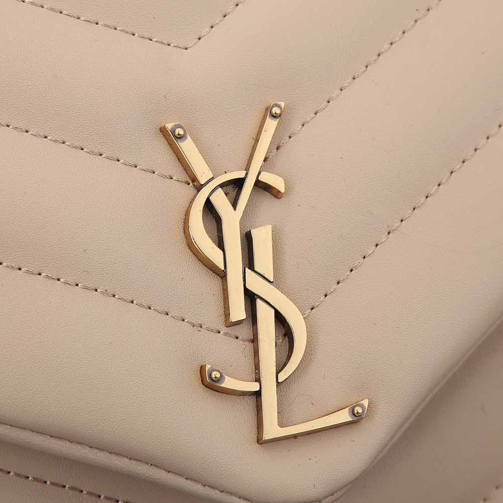 Replica Ysl Loulou Medium Bag In Matelasse  Y  Leather 1805 Beige
