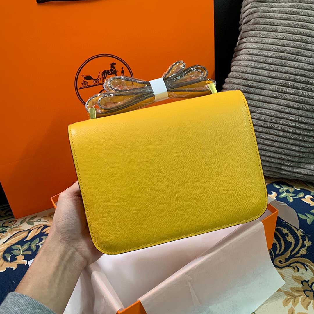 Replica Hermes Aaa-Constance Handbag 24Cm 19Cm Black/White/Pink