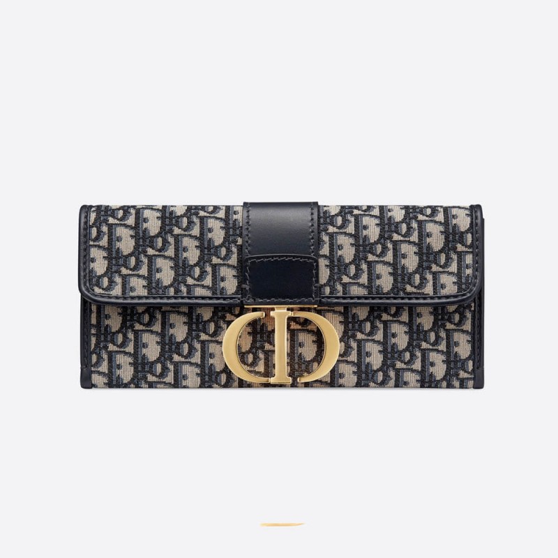 Replica Christian Dior 30 Montaigne Jacquard Canvas Clutch Bag M9206