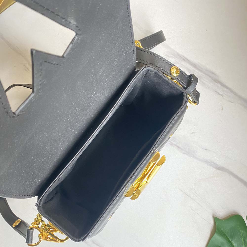 Replica Louis Vuitton Twist Pm- Black/Brown/White