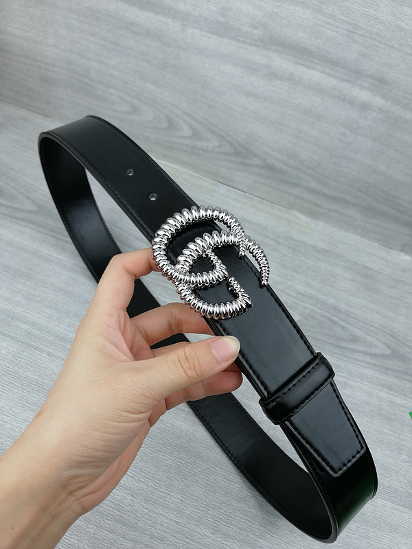 Replica Gucci Belt G139-75 38Mm Silver