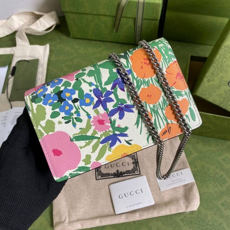 Replica Gucci Dionysus Ken Scott Print Super Mini Bag 476432 Ivory