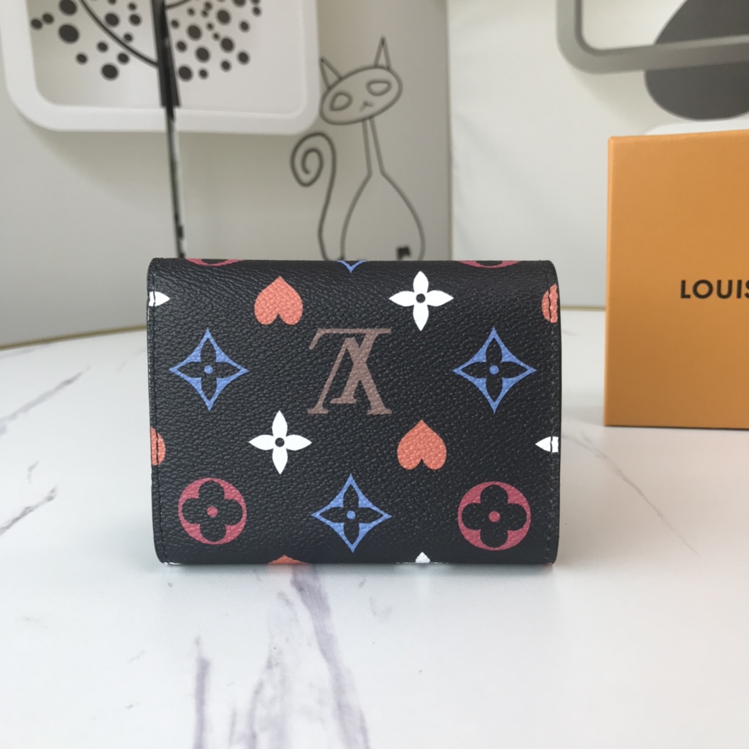 Replica Louis Vuitton Aaa-Game On Zoe Wallet M41938 Black/White