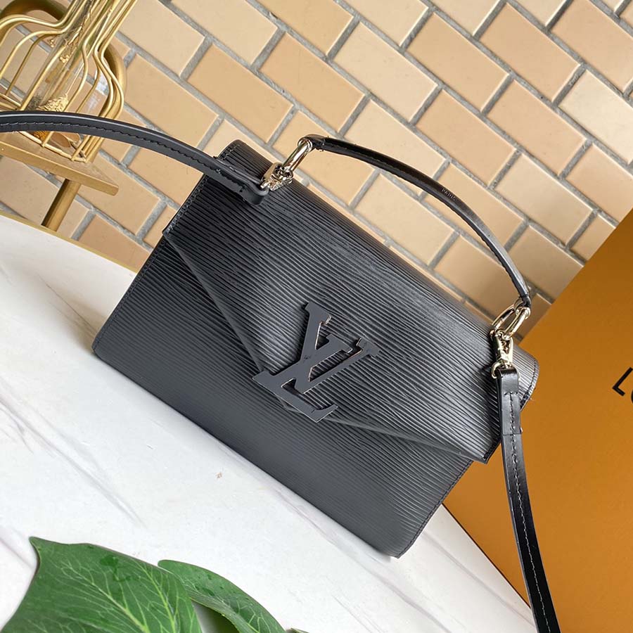 Replica Louis Vuitton Pochette Grenelle Black/White/Green