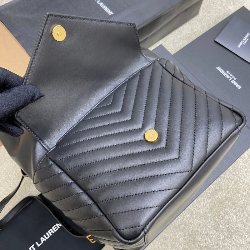 Replica Ysl Saint Laurent Joe Backpack 672609 In Black Lambskin