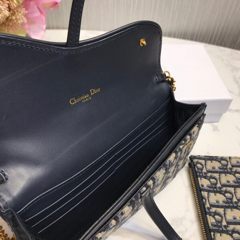 Replica Christian Dior Saddle Long Wallet On Chain S5614