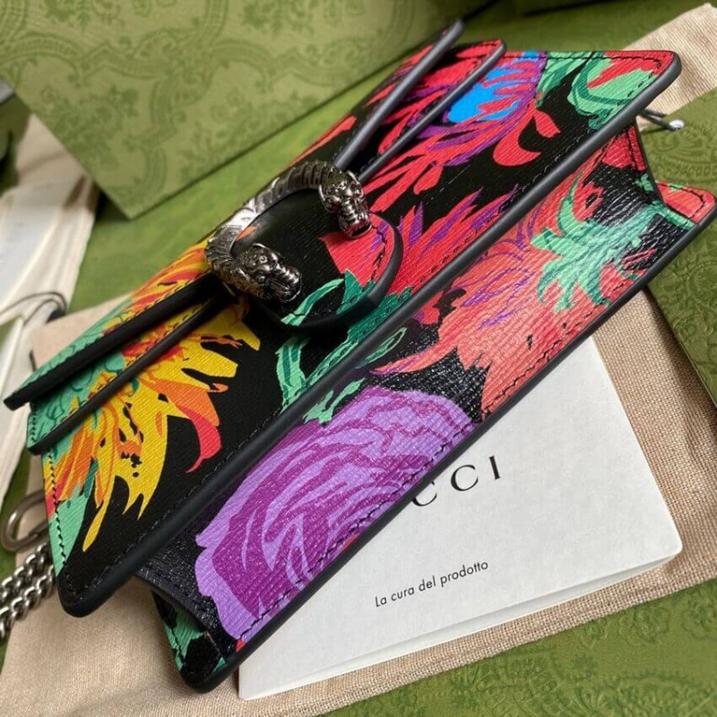 Replica Gucci Dionysus Ken Scott Print Super Mini Bag 476432 Black