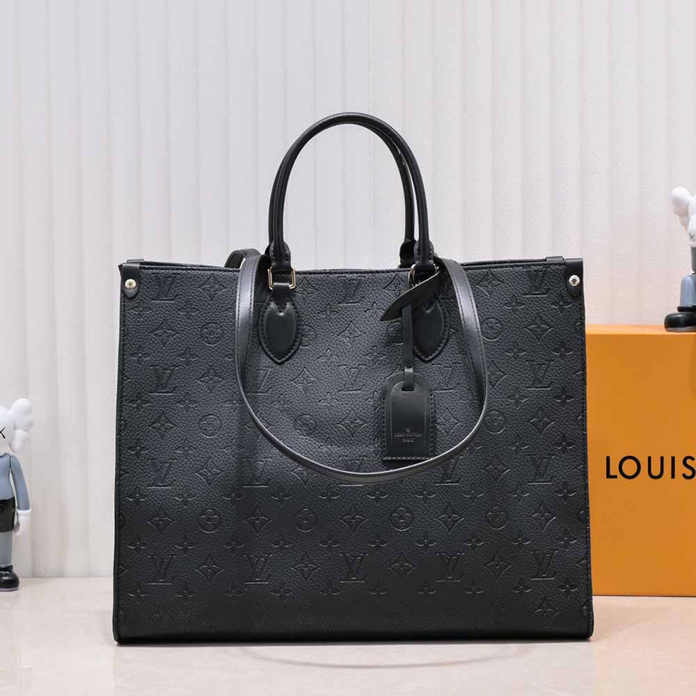Replica Louis Vuitton Onthego Gm-M45320 41Cm Blk/Blue/Red