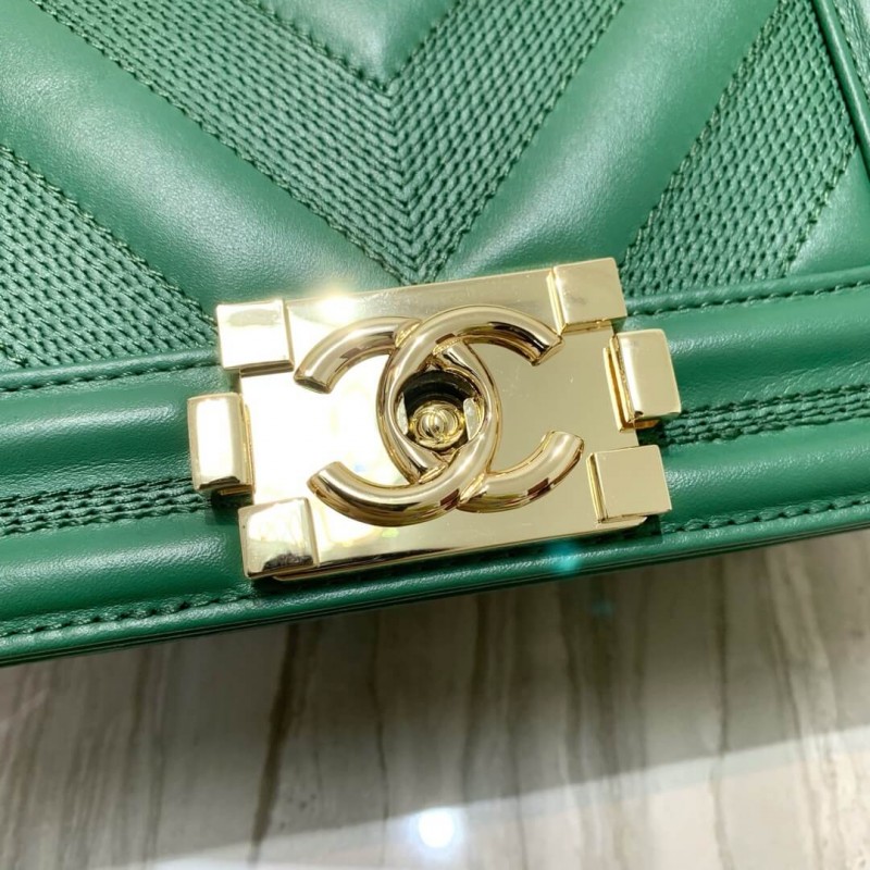 Replica Chanel Calfskin Small Boy Chanel Handbag A67085