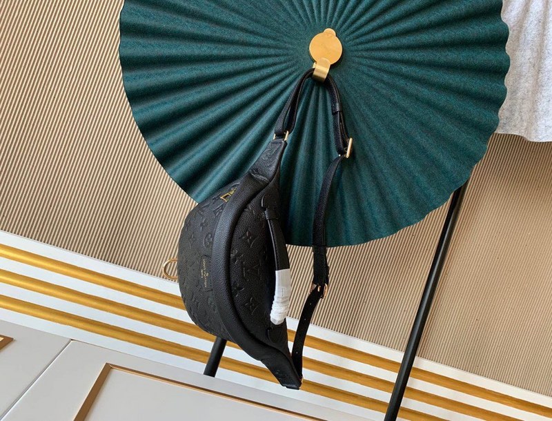 Replica Louis Vuitton Aaa-Monogram Empreinte Bumbag Black/Beige