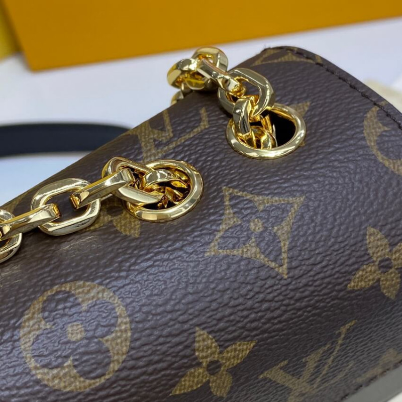 Replica Louis Vuitton Monogram Leather Marceau Should Bag M46126 M46127