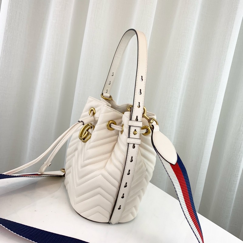 Replica Gucci Gg Marmont Quilted Leather Bucket Bag 476674