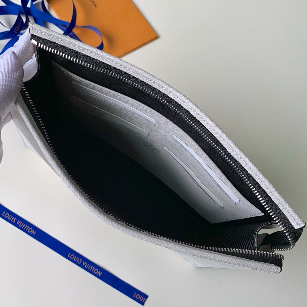 Replica Louis Vuitton Pochette Voyage Mm Yellow/White