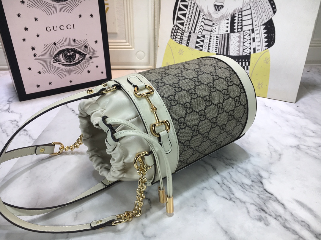 Replica Gucci Horsebit 1955 Small Bucket Bag 637115