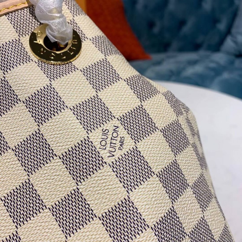 Replica Louis Vuitton Damier Azur Canvas Artsy Mm N40253