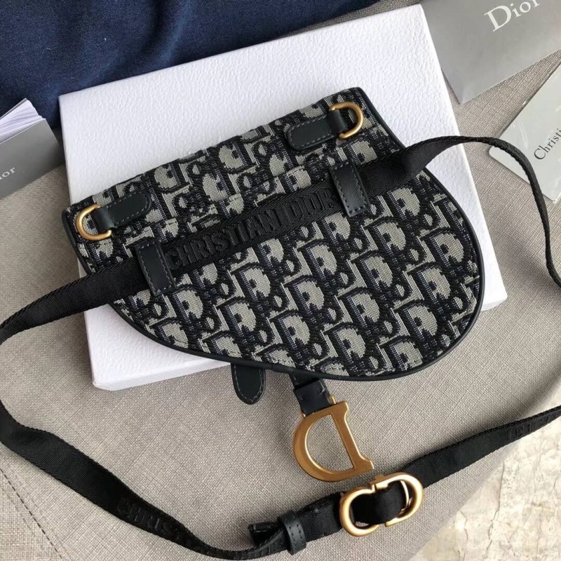 Replica Christian Dior Oblique Saddle Belt Bag S5632