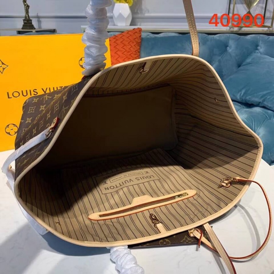 Replica Louis Vuitton Monogram Canvas Neverfull Pm/Mm/Gm M40995 M40990