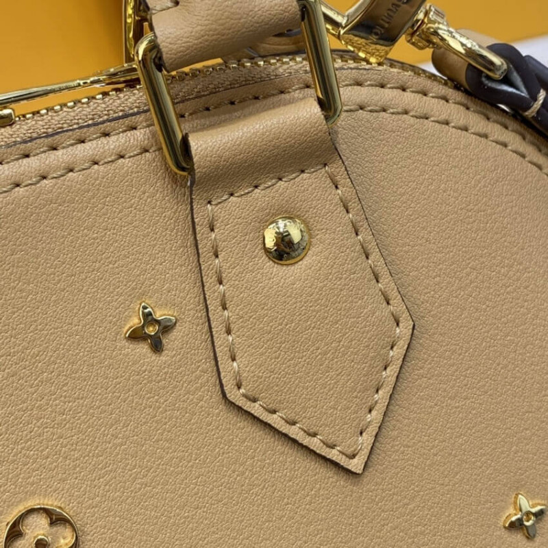 Replica Louis Vuitton Alma Bb Monogram Metal In Beige M58638