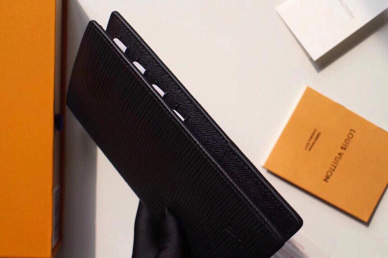 Replica Louis Vuitton Brazza Wallet Black