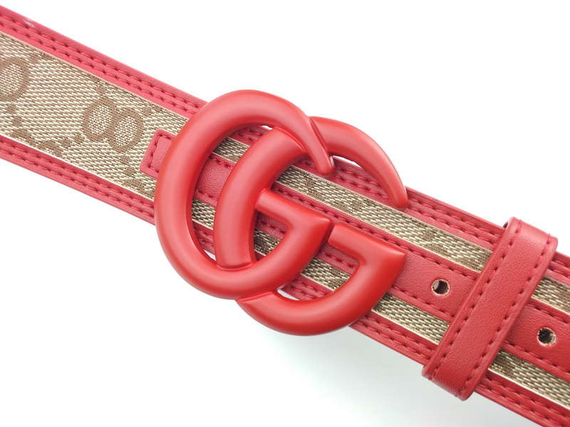 Replica Gucci Belt G319-75 Red 38Mm