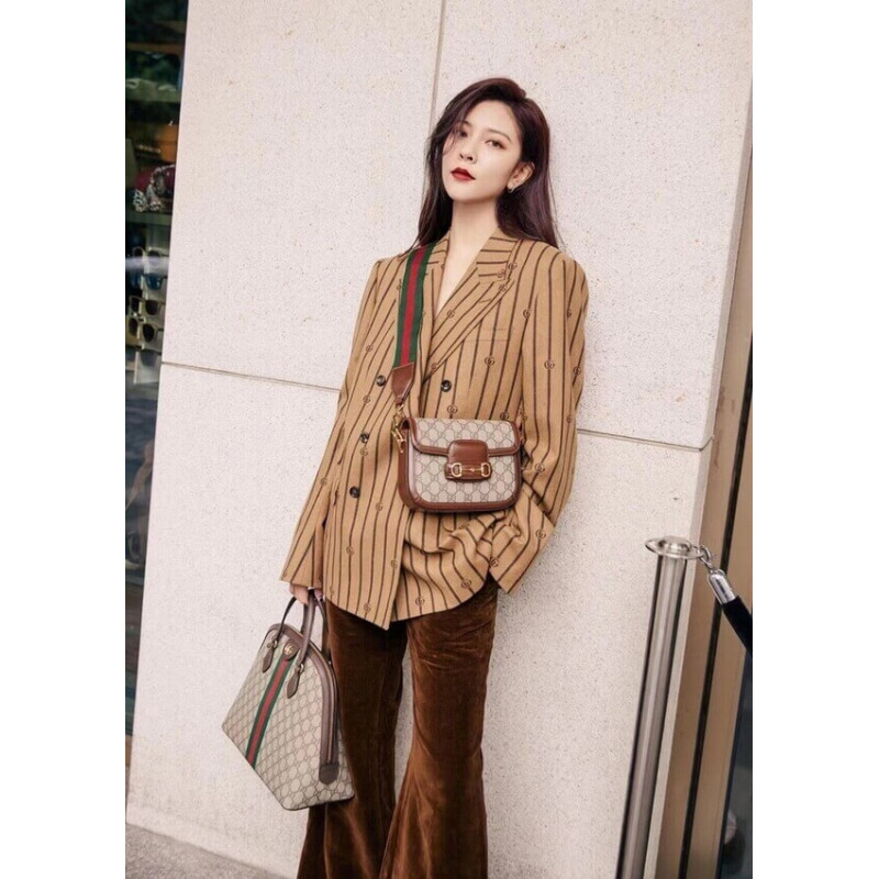 Replica Gucci Horsebit 1955 Mini Bag In Gg Supreme 658574