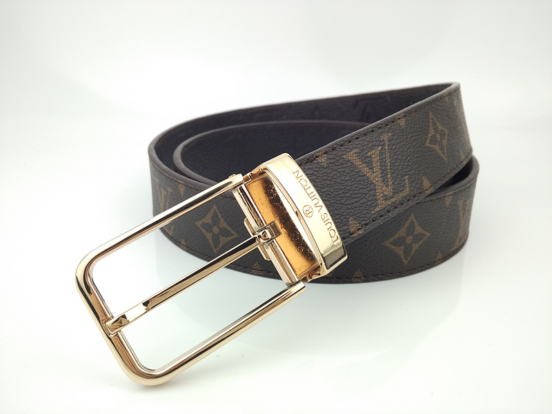 Replica Louis Vuitton Belt L160-80 35Mm Gold