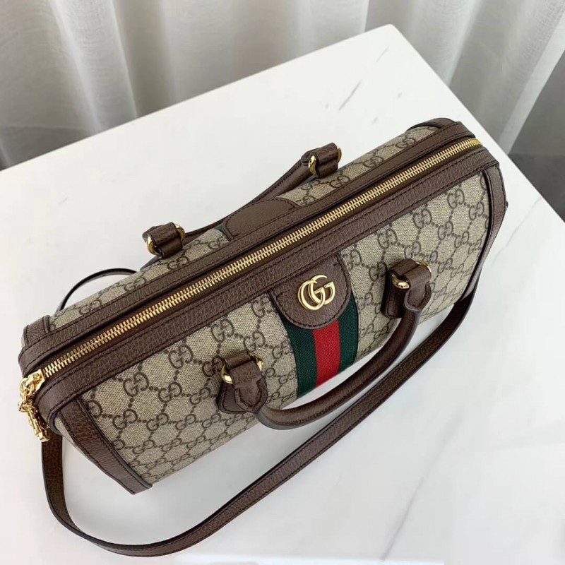 Replica Gucci Ophidia Gg Medium Top Handle Bag 524532 Coffee